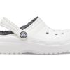 Crocs Kids Crocs Klassisk träsko Sportsandaler ”White Grey” 203506-10M Crocs Kids Crocs Klassisk träsko Sportsandaler ”White Grey” 203506-10M