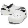 Crocs Kids Crocs Klassisk träsko Sportsandaler ”White Grey” 203506-10M Crocs Kids Crocs Klassisk träsko Sportsandaler ”White Grey” 203506-10M