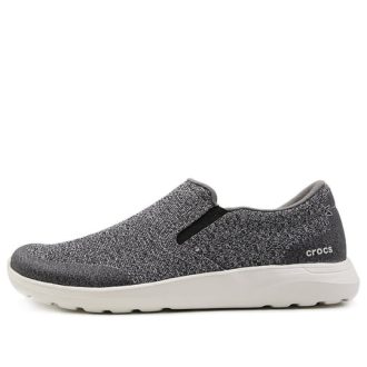 Crocs Kinsale Static Slip-on Shoes ”Grey White” 203977-01R