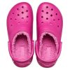 Crocs Klassisk Fodrad Träsko Sport Unisex Lila Röda Sandaler 203591-6SV