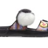 Crocs klassisk mjuk sula Mysig platt klack sporttofflor unisex svart 207403-001