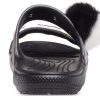Crocs klassisk mjuk sula Mysig platt klack sporttofflor unisex svart 207403-001