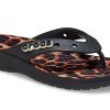 Crocs klassiska djurflip-flops unisex leopardtryck ”Black Leopard” 207872-0CU