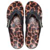 Crocs klassiska djurflip-flops unisex leopardtryck ”Black Leopard” 207872-0CU