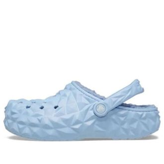 Crocs klassiska fodrade geometriska träskor ”Blå” 210069-4NS
