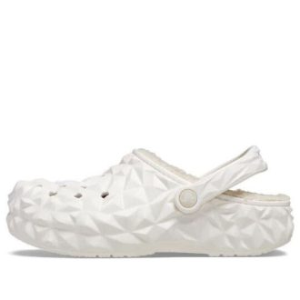 Crocs klassiska fodrade geometriska träskor ”Vita” 210069-100