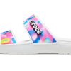 Crocs Klassiska Färgglada Unisex Vit Rosa Tofflor ”Vit Rosa” 207771-102