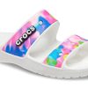 Crocs Klassiska Färgglada Unisex Vit Rosa Tofflor ”Vit Rosa” 207771-102