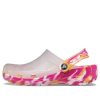 Crocs klassiska genomskinliga marmorerade träskor ”Transparent Pink” 207407-94S