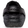 Crocs klassiska glitterfodrade träskor ”Black Silver” 205842-067
