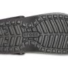 Crocs klassiska glitterfodrade träskor ”Black Silver” 205842-067