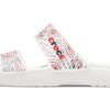 Crocs klassiska halkfria, slitstarka sporttofflor Unisex Vita 207350-94S