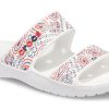 Crocs klassiska halkfria, slitstarka sporttofflor Unisex Vita 207350-94S