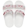 Crocs klassiska halkfria, slitstarka sporttofflor Unisex Vita 207350-94S