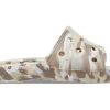 Crocs klassiska marmorerade sandaler ”White Brown” 206879-2Y3