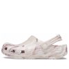 Crocs klassiska marmorerade träskor ”White Pink” 206867-6WS