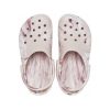 Crocs klassiska marmorerade träskor ”White Pink” 206867-6WS