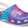 Crocs klassiska mönster vita lila sandaler ”Vit lila” 206565-14N
