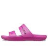Crocs klassiska mysiga unisex lila röda sandaler 206761-6SV