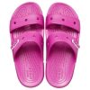 Crocs klassiska mysiga unisex lila röda sandaler 206761-6SV