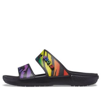 Crocs klassiska slitstarka halkfria sporttofflor unisex svart 207346-0C4