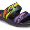 Crocs klassiska slitstarka halkfria sporttofflor unisex svart 207346-0C4