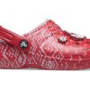 Crocs klassiska stilfulla utomhussporter Unisex röda sandaler 207687-646 Crocs klassiska stilfulla utomhussporter Unisex röda sandaler 207687-646