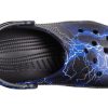 Crocs klassiska träskomönster svarta sandaler 206565-066