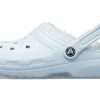 Crocs klassiskt fodrad träsko Slip-On ”Baby Blue” 203591-4JZ