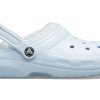 Crocs klassiskt fodrad träsko Slip-On ”Baby Blue” 203591-4JZ