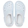 Crocs klassiskt fodrad träsko Slip-On ”Baby Blue” 203591-4JZ