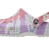 Crocs Klassiskt träskomönster Crocs platt klack Sport Färgglada blå sandaler 205453-6SN