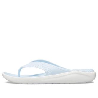 Crocs LiteRide Beach Cozy Snygga unisex ljusblå tofflor 205182-4KA