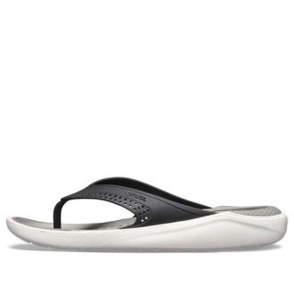 Crocs LiteRide Beach flip-flops Svart Grå ”Black Grey” 205182-05M