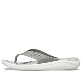Crocs LiteRide Beach Grå Tofflor 205182-06J