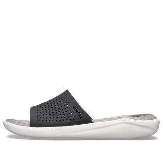 Crocs LiteRide Fashion Tofflor Unisex ljusgrå 205183-05M