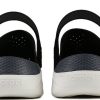 Crocs LiteRide LOGO Crocs Hollow Out Unisex svarta sandaler ”Black White” 205893-066