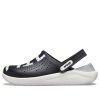 Crocs LiteRide Logoträskor ”Black White” 205554-066