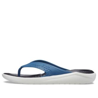 Crocs LiteRide Outdoor Beach Flip-flops Svart Blå 205182-4SB