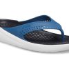 Crocs LiteRide Outdoor Beach Flip-flops Svart Blå 205182-4SB