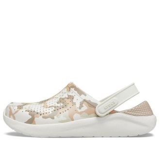 Crocs LiteRide Shoe Camouflage Printing Sandaler Beige 206491-1CN