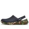 Crocs LiteRide Skotryck Klassiska sandaler Unisex Svart 206491-0C4
