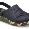 Crocs LiteRide Skotryck Klassiska sandaler Unisex Svart 206491-0C4