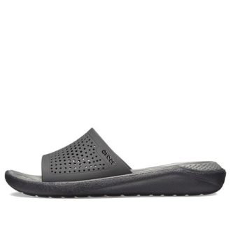 Crocs LiteRide Svart Grå Sandaler ”Black Grey” 205183-0DD