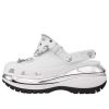 Crocs Mega Crush Clogs ”White Silver” 209357-100