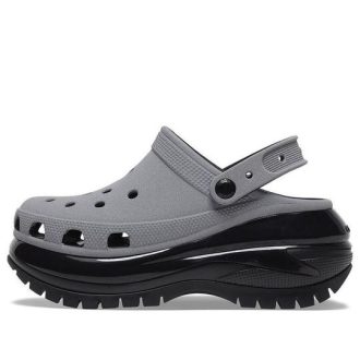 Crocs Mega Crush Reflekterande träskor ”Gråsvarta” 209172-1LP