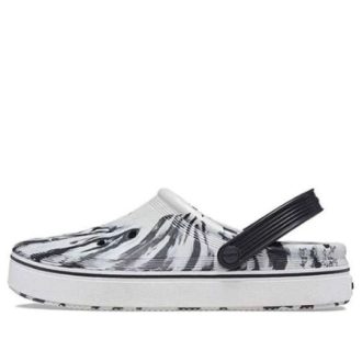 Crocs Off Court Träskor ”Marble White Black” 208601-066