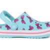 Crocs (PS) 4 Utskrift utomhus platt klack Strandsport Blå sandaler 206178-4O9 Crocs (PS) 4 Utskrift utomhus platt klack Strandsport Blå sandaler 206178-4O9