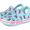 Crocs (PS) 4 Utskrift utomhus platt klack Strandsport Blå sandaler 206178-4O9 Crocs (PS) 4 Utskrift utomhus platt klack Strandsport Blå sandaler 206178-4O9