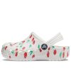 Crocs (PS) Baya grafiska träskor ”White Cherry” 207017-1F6